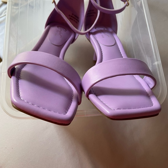 Cato lavender strappy heels. Size 7. NWT. 2” kitten heel. - Picture 8 of 8